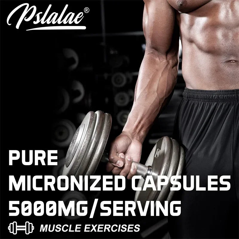 Creatine Monohydrate - Increase Muscle Strength, Improve Endurance, Promote Athletic Performance, Enhance Energy, Non-GMO