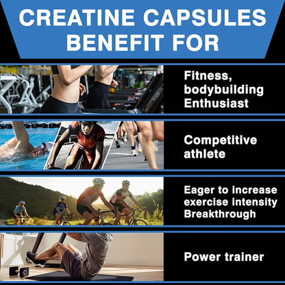 Creatine Monohydrate - Improves Energy and Endurance, Increases Muscle Mass, and Athletic Performance