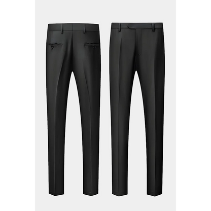 Black Men's 2 Piecs Suits Blazer Pants Single Breasted Daily Work Business Casual Party Suit Set Traje De Hombre Elegante