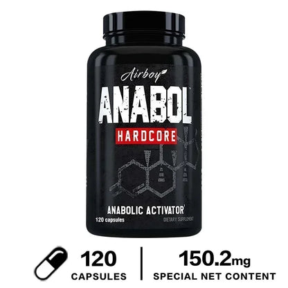 Anabol Hardcore Supplement - Repair Muscle, Muscle Growth, Energy Support, Metabolism, Improved Endurance, Improves Performance