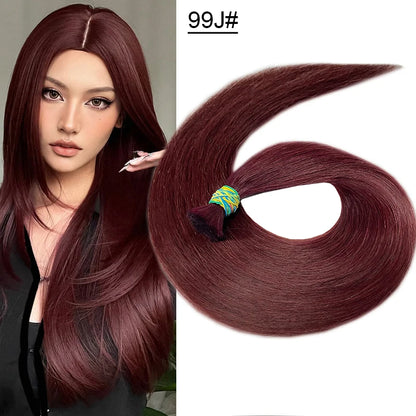 Cabello Humano Original Natural Suitable Dying All Colors Raw Vietnamese Virgin 100% Human Hair Bulk Bundles Extensions