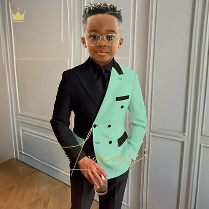 Boys formal suit set 3 piece suit, suitable for wedding party cocktail party custom suit dress 2~16 years old children suit
