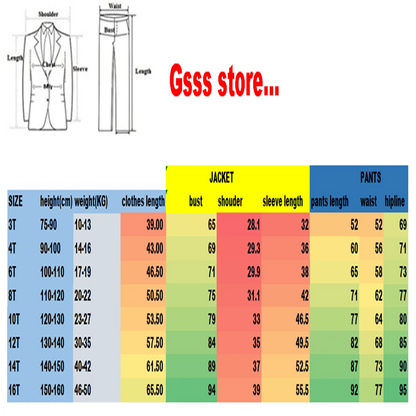 Satin Boys Suit 2 Piece Set White Jacket Pants Wedding Tuxedo Kids Tailored Suit 2-16 Years Old Slim Fit Blazer