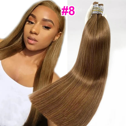 Chinese Bone Straight Hair Raw Vietnamese Human Hair Bundles For Braiding 100% Unprocessed No Weft Human Hair Bulk Extensions