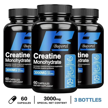 Creatine Monohydrate - Enhance Muscle Strength, Promote Muscle Recovery and Growth, and Improve Athletic Performance