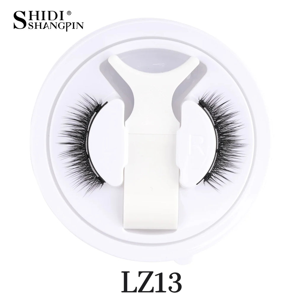 1 Pair Magnetic Eyelashes Set Reusable Easy to use Eyelash Extension Tools Natural Curler False Eyelashes With Magnetic Tweezers