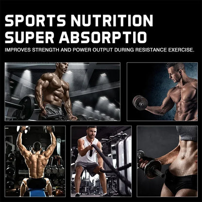 Creatine Monohydrate - Increase Muscle Strength, Improve Endurance, Promote Athletic Performance, Enhance Energy, Non-GMO