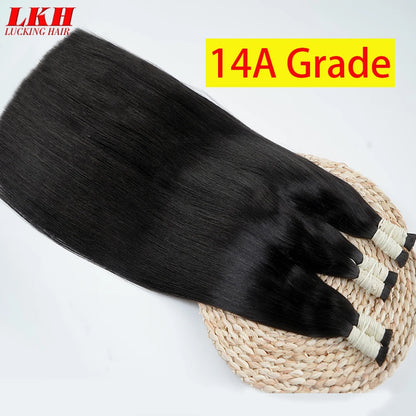 Chinese Bone Straight Hair Raw Vietnamese Human Hair Bundles For Braiding 100% Unprocessed No Weft Human Hair Bulk Extensions