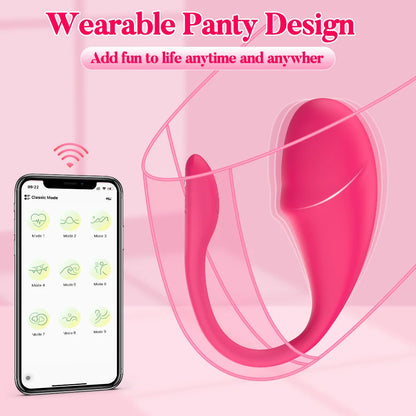 APP Vibrating Egg for Women Vaginal Vibrator G Spot Stimulator Dildo Clitoris Massager Sex Toy for Couple Adult 18+