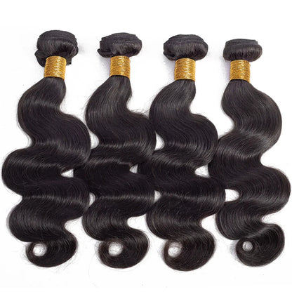 Short Peruvian Body Wave Bundles 3/4Deals 100% Unprocessed Virgin Human Raw Hair Weave Loose Short Hair Loose Body Weave Bundles