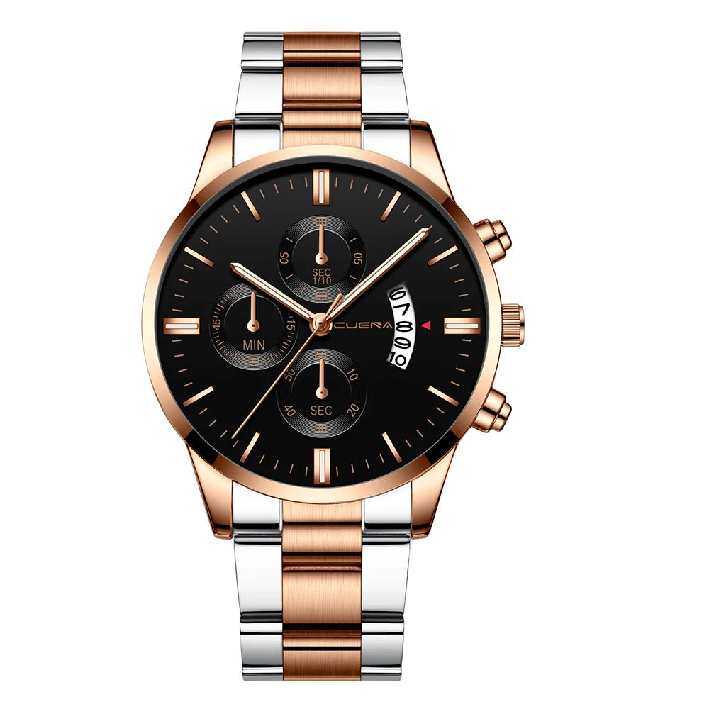 2025 Watch For Men Fashion Casual Men's Watches Luxury Steel Band Quartz Wristwatches Male Clock Relogio Masculino Drop Shipping