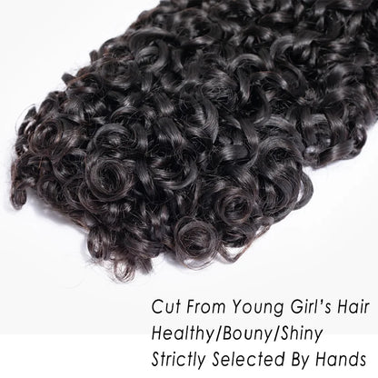 Vietnamese Hair Pixie Curls Bundles Double Drawn Kinky Curly Virgin Hair Bulk Extensions Raw Indian 12A Spirals Curly Human Hair