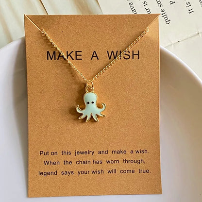 Lovely Starfish Necklace for Women Girl White Blue Black Pink Color Fashion Choker Necklace Gift For Friend Wholesale Jewelry