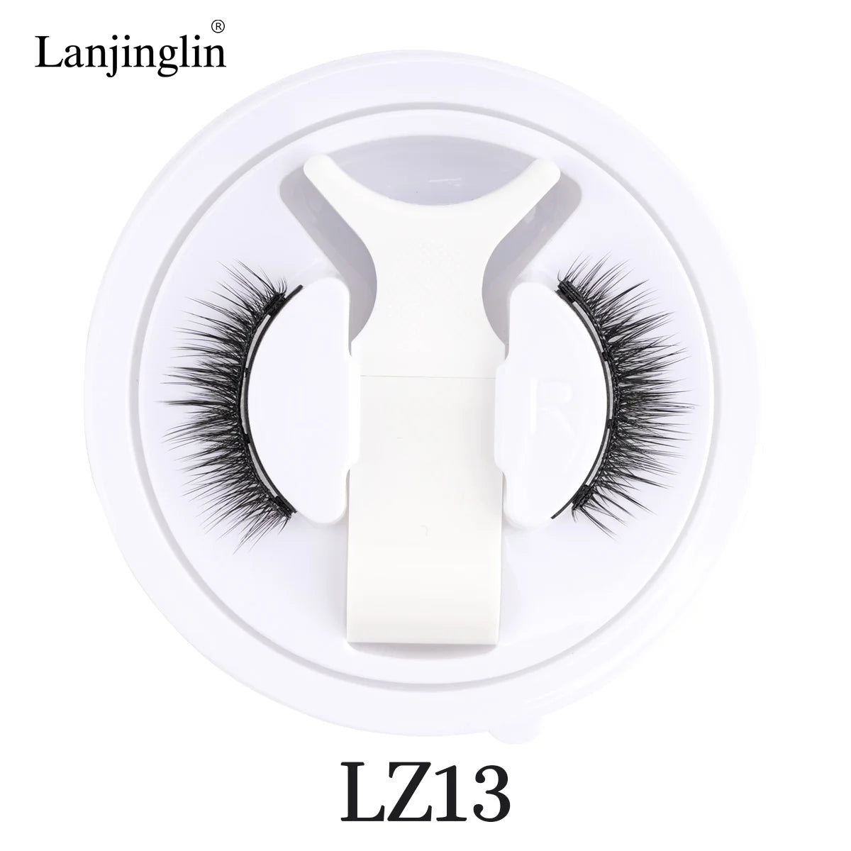 1 Pair Reusable Magnetic Lashes No Glue Needed 3D Magnetic with Clip Tweezers False Eyelash Magnetic Lash Kit Make up Eyelashes