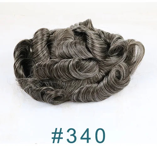 100% Human Hair 80Density Natural Hairline 0.02mm Full Skin Base Men Toupee #1B80 #60R Capillary Prosthesis System Man Hairpiece