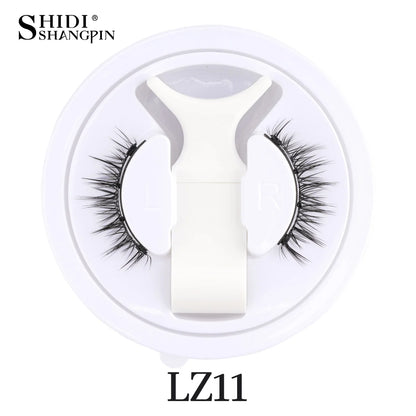 1 Pair Magnetic Eyelashes Set Reusable Easy to use Eyelash Extension Tools Natural Curler False Eyelashes With Magnetic Tweezers