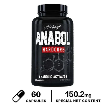 Anabol Hardcore Supplement - Repair Muscle, Muscle Growth, Energy Support, Metabolism, Improved Endurance, Improves Performance