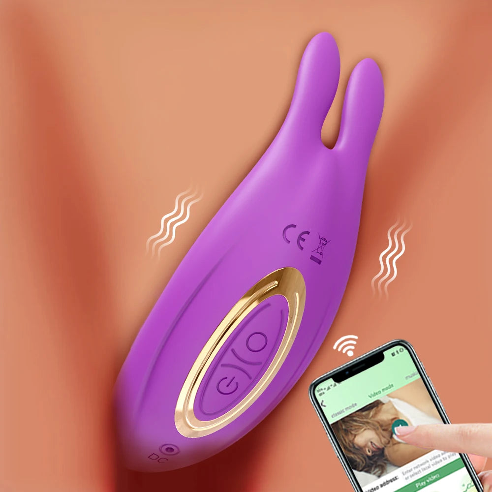 APP Thrusting Vibrator for Women Clitoris Stimulator Rotating Telescopic Wearable Dildo G Spot Massage Adult Sex Toy for Women