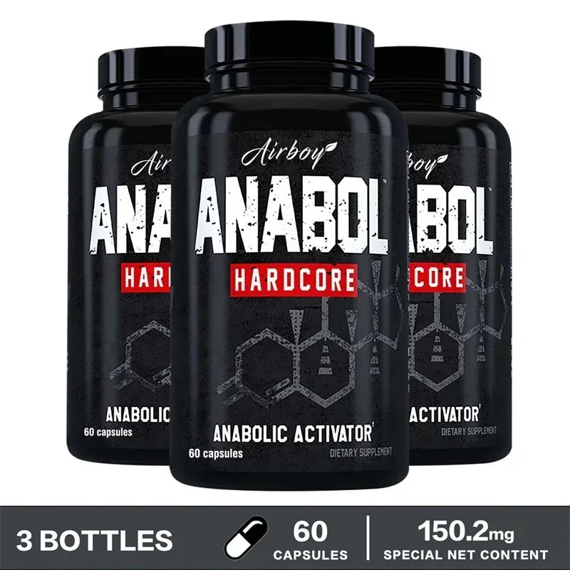 Anabol Hardcore Supplement - Anabolic Muscle Building Supplements That Promote Muscle Protein Synthesis and Increase Strength