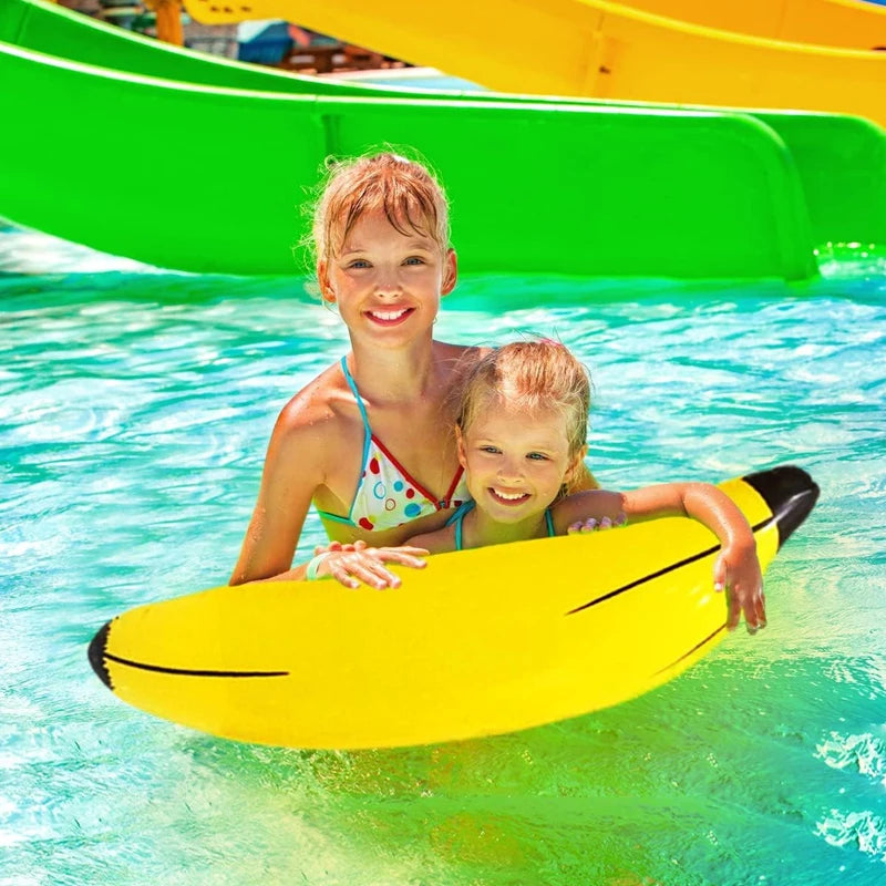 1pc Inflatable Banana  60cm/180cm Fake Banana  Fruit Props Inflatable Toys Bachelorette Party Games Toss Ring Toy