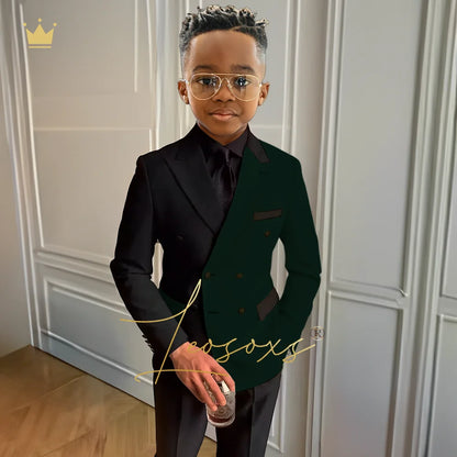 Boys formal suit set 3 piece suit, suitable for wedding party cocktail party custom suit dress 2~16 years old children suit