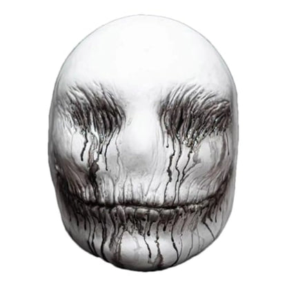 Terror White Slender Smile Mask ﻿Cosplay Horror Ghost Demon Killer Latex Helmet Halloween Carnival Party Costume Props