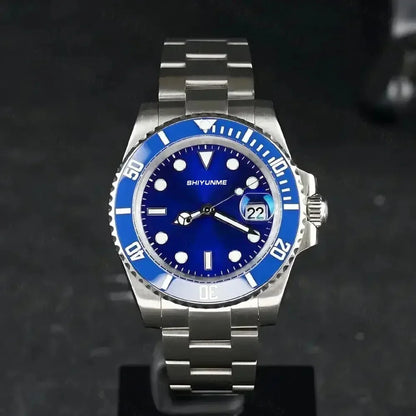 WATCH1 Store  Men's 904L Automatic Mechanical Watch Stainless Steel Bracelet Ceramic Waterproof Sapphire Glass