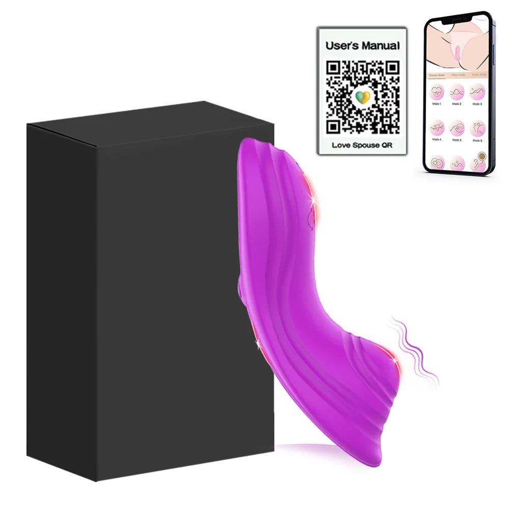 APP Control Wearable Vibrator for Women Clitoris Clit Stimulator Panty Vibration Female Masturbator Sex Toys for Adult Female