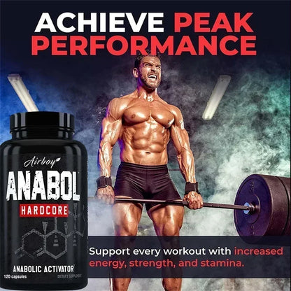Anabol Hardcore Supplement - Repair Muscle, Muscle Growth, Energy Support, Metabolism, Improved Endurance, Improves Performance