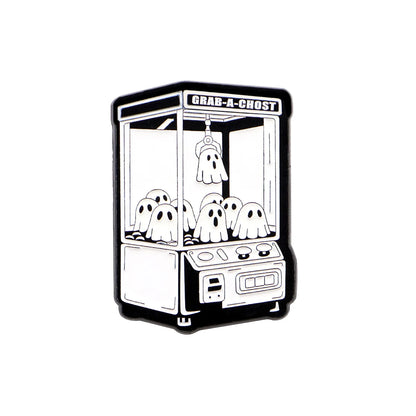 Cartoon Ghost Doll Machine Enamel Pin Vintage Brooches Backpack Accessories Bags Badge Fashion Lapel Jewelry Halloween Gifts