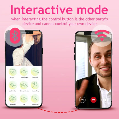 Wireless Bluetooth App Vibrator for Women Vagina G Spot Vibrating Egg Long Distance Control Panty Sex Toys for Adult Couple Game