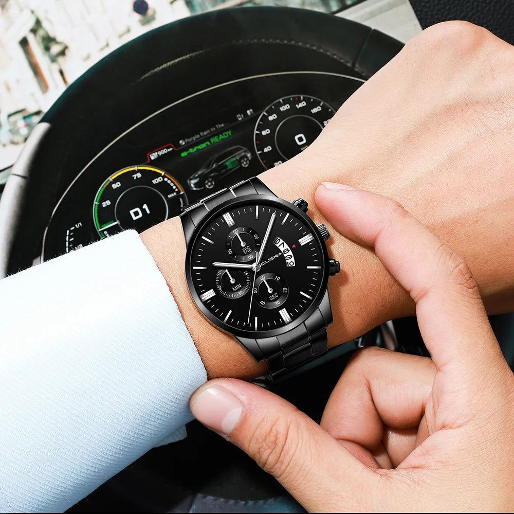 2025 Watch For Men Fashion Casual Men's Watches Luxury Steel Band Quartz Wristwatches Male Clock Relogio Masculino Drop Shipping