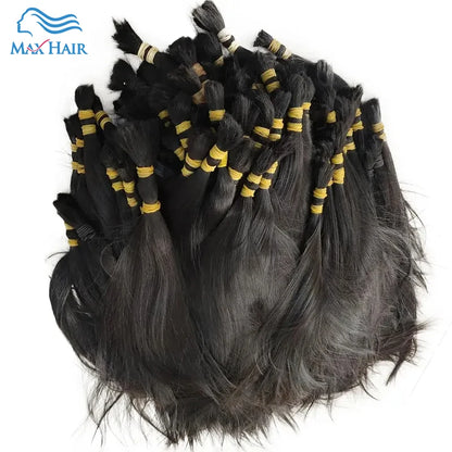 Cabelo humano No Weft Unprocessed Vietnamese Human Hair Extensions Hair Bulk  Braiding Staright Hair 100% Natural Human