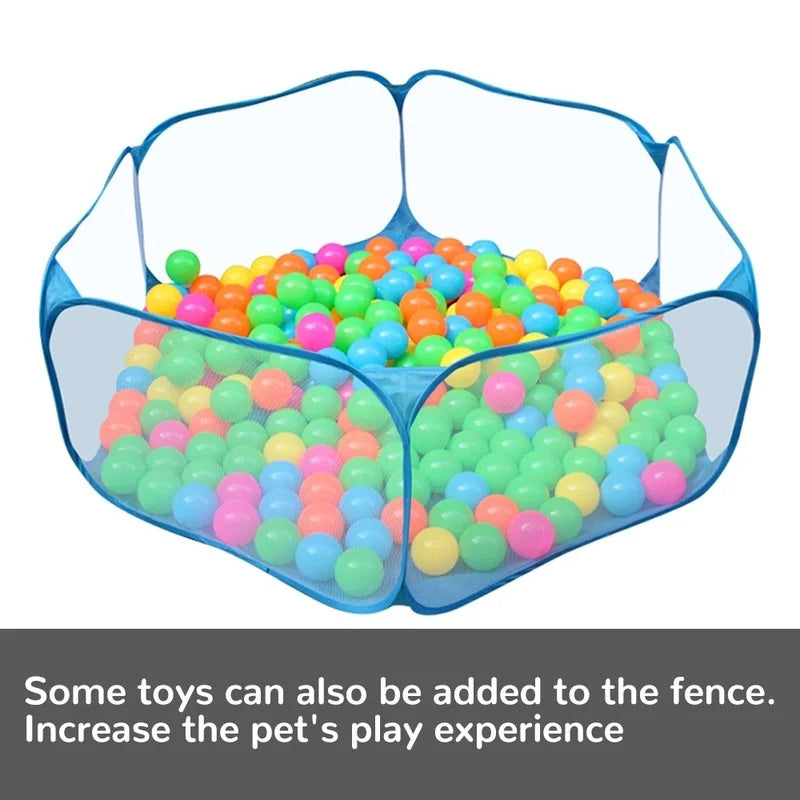Pet Playpen Portable fashion Open Indoor / Outdoor Small Animal Cage Game Playground Fence for Hamster Chinchillas Guinea- PigsF