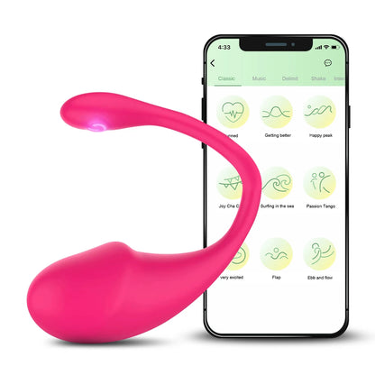 Wireless Bluetooth App Vibrator for Women Vagina G Spot Vibrating Egg Long Distance Control Panty Sex Toys for Adult Couple Game